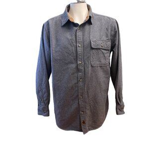 Legendary Whitetails Shirt Mens Large Button Down Flannel Longsleeve Gray